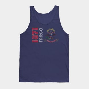 Vintage Fargo North Dakota Flag Home Love Tank Top